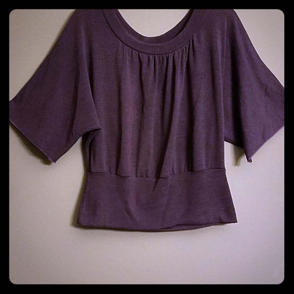 Adorable Purple Top by B-Wear